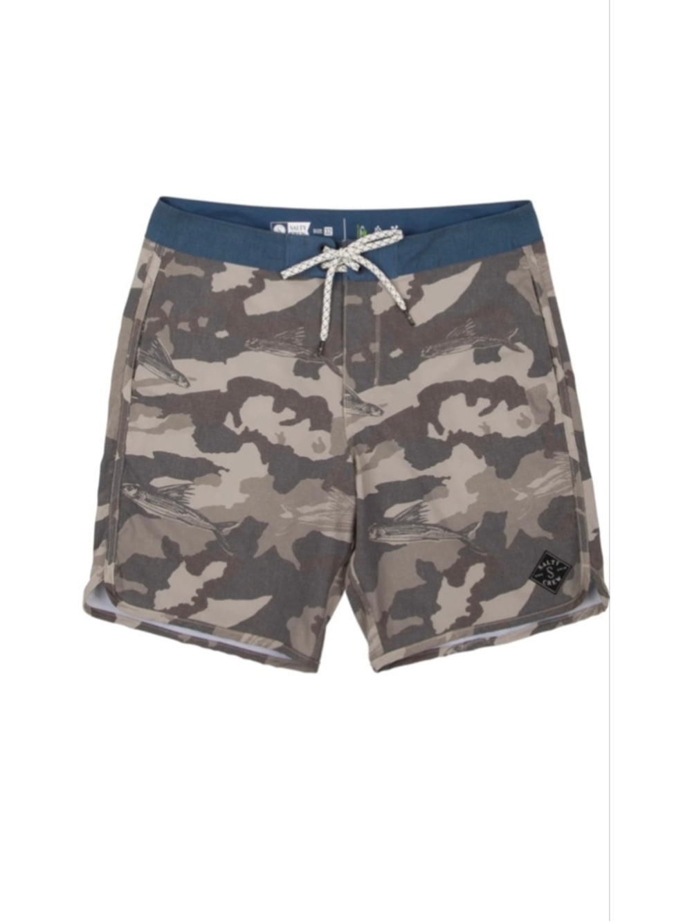 Salty Crew Cuddy Board Shorts Camo Tan 34 Waist 18” Mens Nwt Surf Swim — image 2 of 5